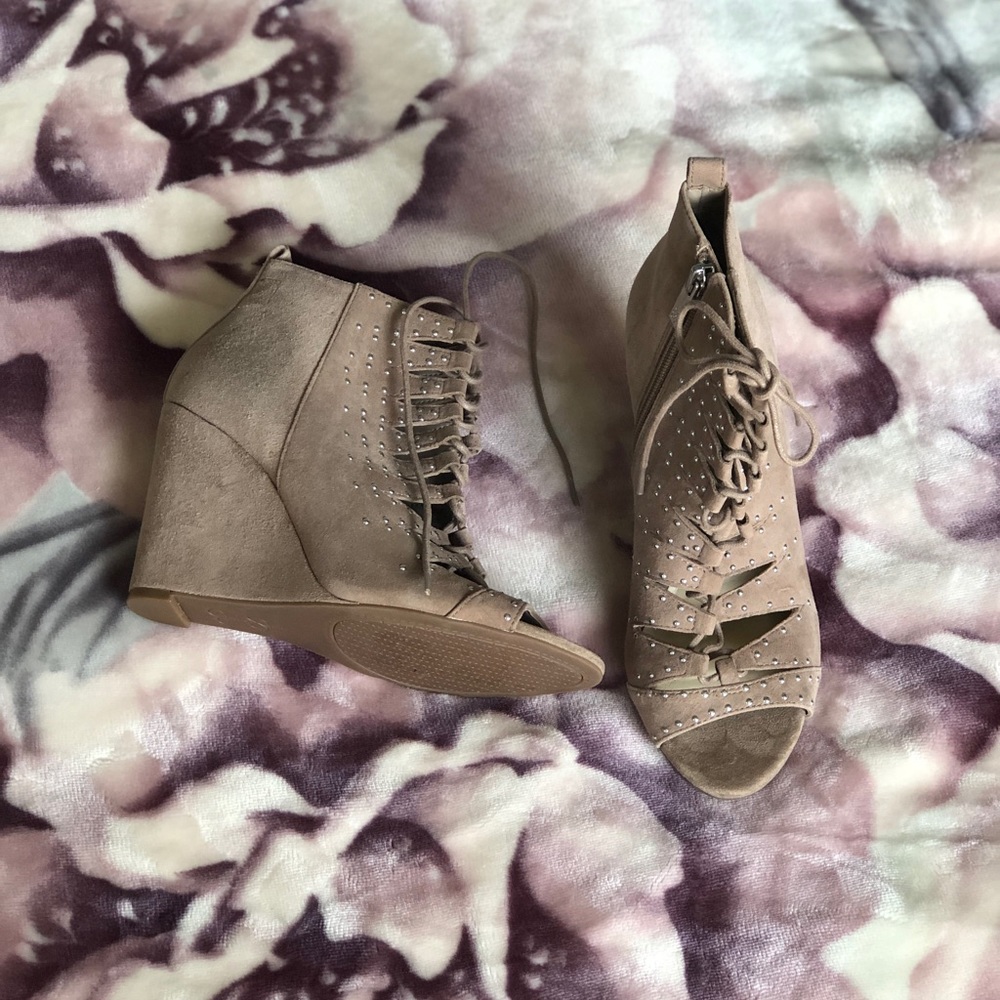 Jessica Simpson Barlett Open Toe Wedge Sandals